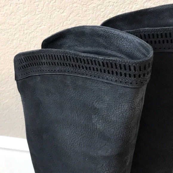 VINCE CAMUTO WIDE CALF KARINDA BLACK MAJICO OVER KNEE BOOT - Picture 6 of 16